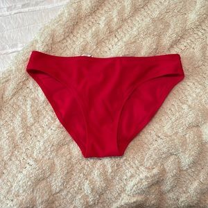Aerie Red Bikini Bottoms